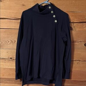 J. Crew Dark Sweat Top